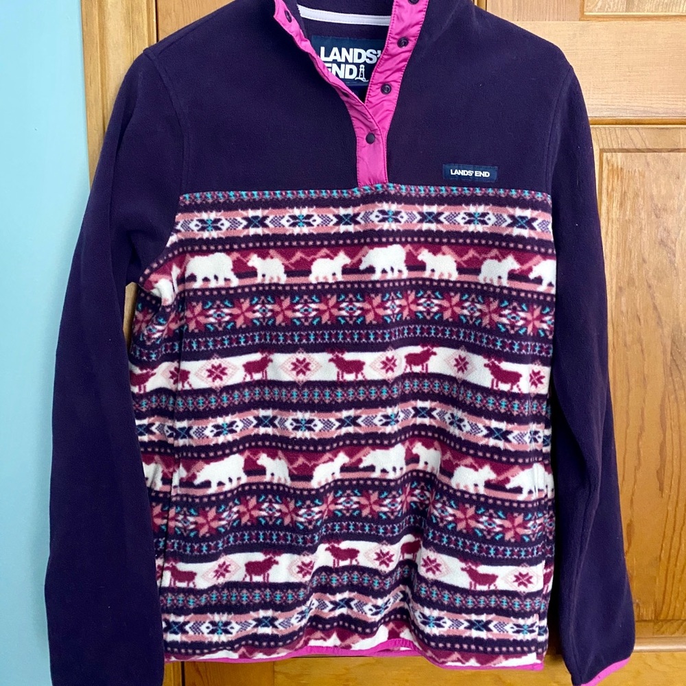 Fleece pull over- women’s- Lands End